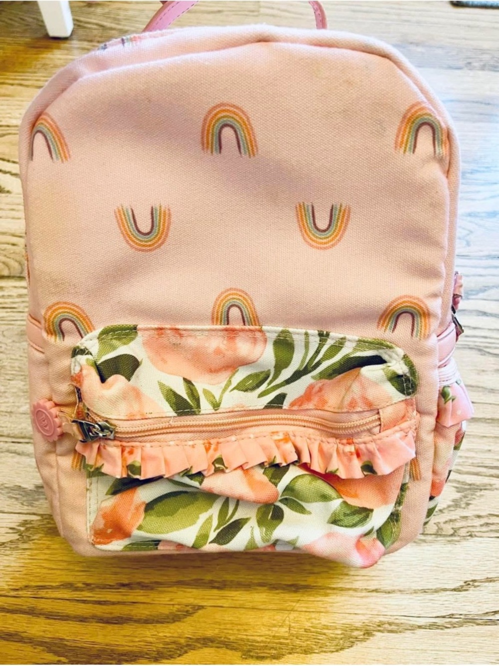 SweetHoney Pink Floral Rainbow Kids lunchbox